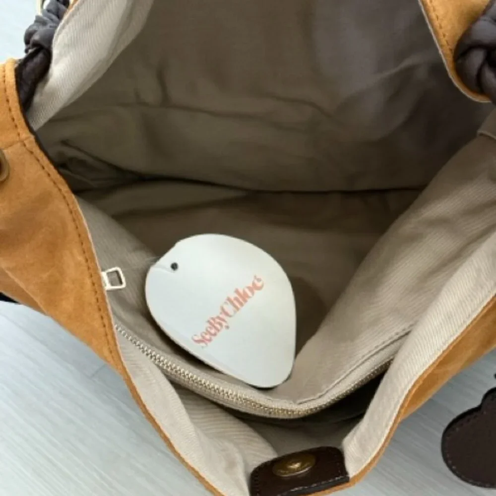 See By Chloe- Suede Braided Accent Hobo Bag - NWT - Picture 3 of 5